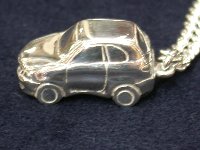 Alfa Romeo147 Sterling silver Keyring