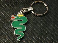 Alfa Romeo Snake Keyring