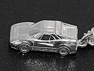 Ferrari 328GTB Sterling Silver Keyring