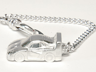 Ferrari F40 Sterling Silver Key-ring