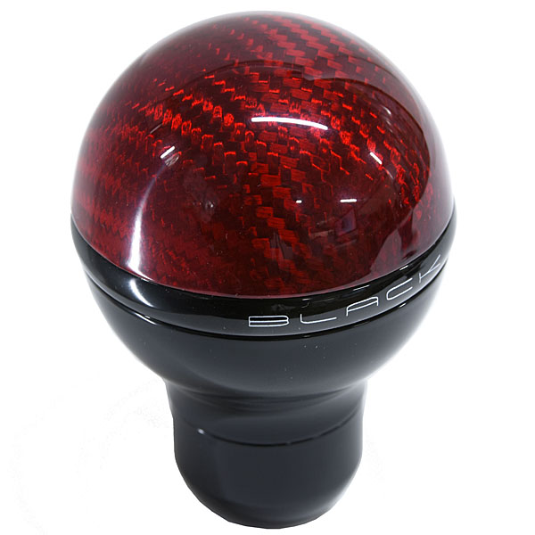 BLACK Gearknob TRETOK (Red Carbon / Red Line)