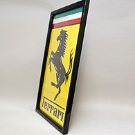 Ferrari Emblem Sign Boad with Frame by Carrozzeria ZANASI