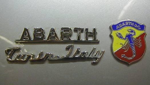 ABARTH TURIN ITALY Logo Script for CARERRA ABARTH