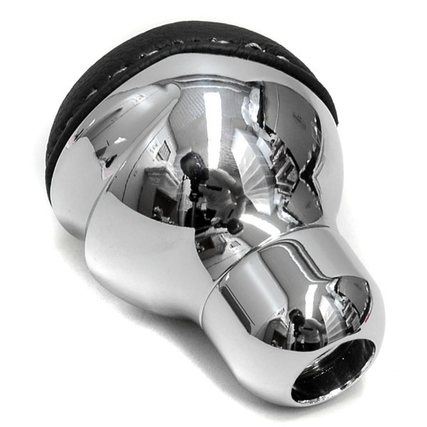 BLACK Gear Knob -TUNE IT CHROME- (Normal/Alfa Romeo Emblem)