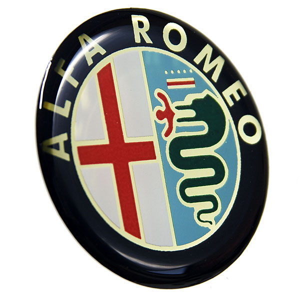 Alfa Romeo Emblem 3D Sticker (Color/34mm)