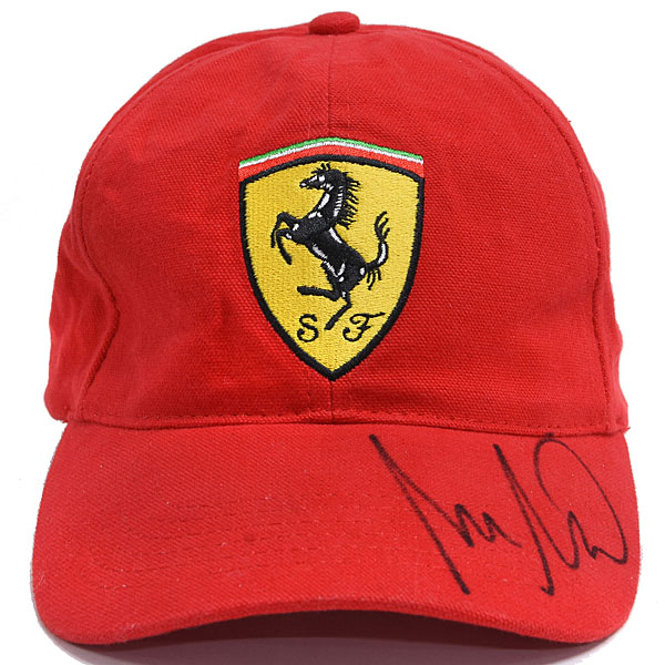 Ross Brawn Signature Ferrari Cap