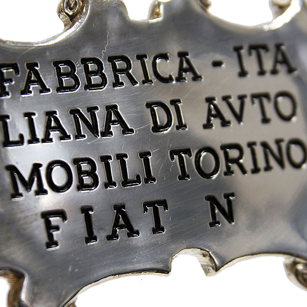 Sterling Silver FIAT Emblem