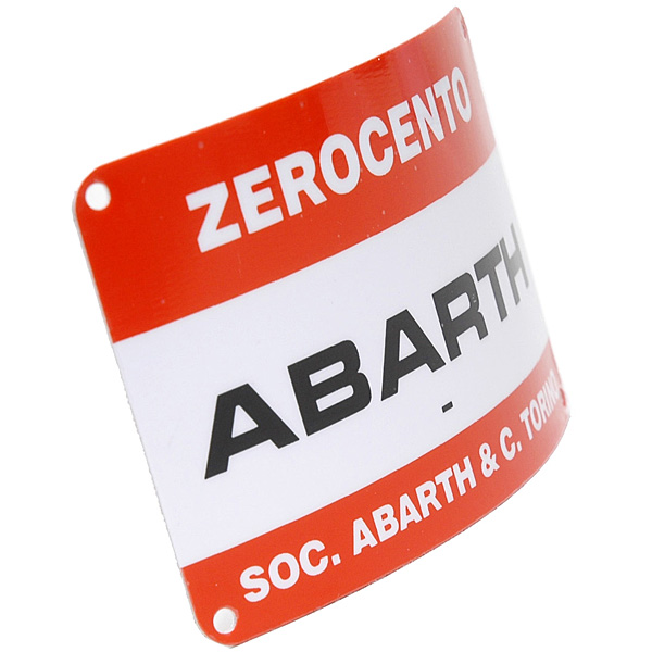 ABARTH ZEROCENTO Interior Plate 