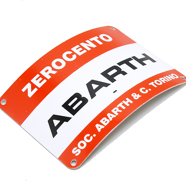 ABARTH ZEROCENTO Interior Plate 