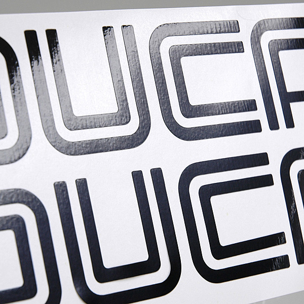 DUCATI Old Logo Sticker (Die Cut/2pcs.)