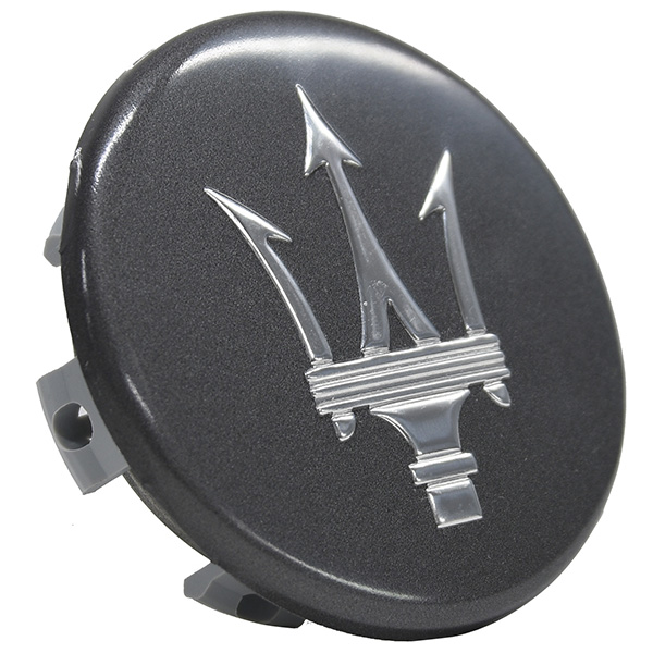 MASERATI Wheel Cap Set (Titanium Gray/Chrome Tridente)