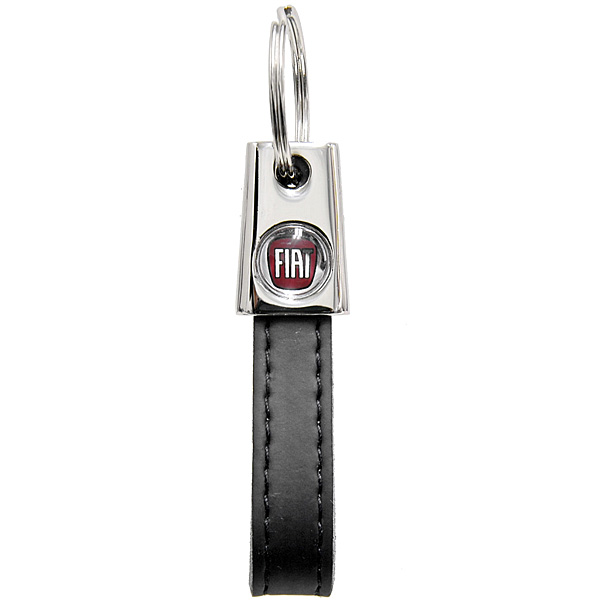 FIAT Strap Shaped Keyring (Black)