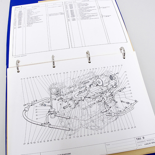 Ferrari 308GTB/GTS Parts Manual (Japanese Version 1978-1979)