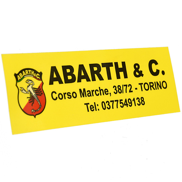 ABARTH&Cץꥫƥå (΢Ž꥿)