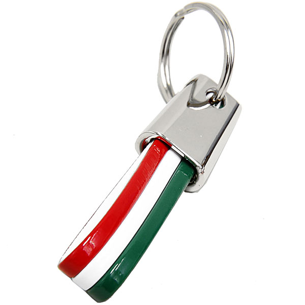 Alfa Romeo Tricolor keyring (slim type)