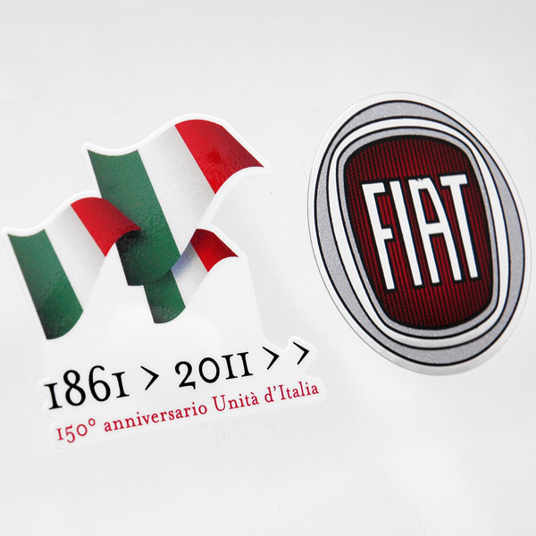 ITALIA 150 Memorial Sticker (Die Cut/FIAT)