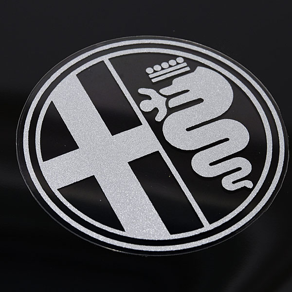 Alfa Romeo Emblem Sticker/Silver(Clear Base)