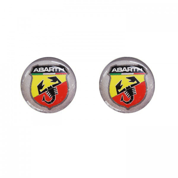 ABARTH 3D Emblem Sticker (Round/12mm/2pcs.)-21535-