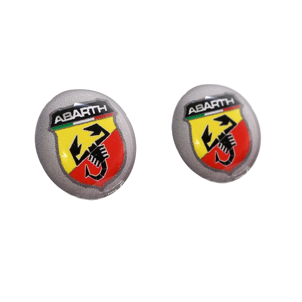 ABARTH 3D Emblem Sticker (Round/12mm/2pcs.)-21535-