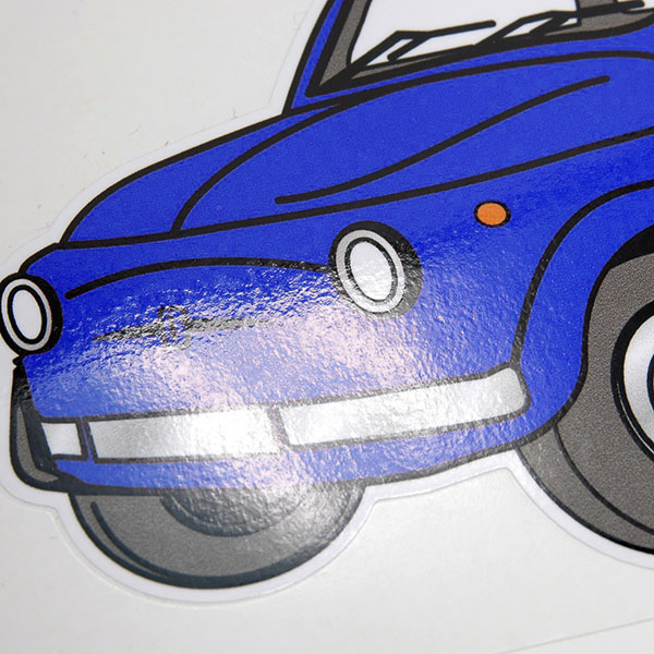 FIAT 500 Sticker (Blue)