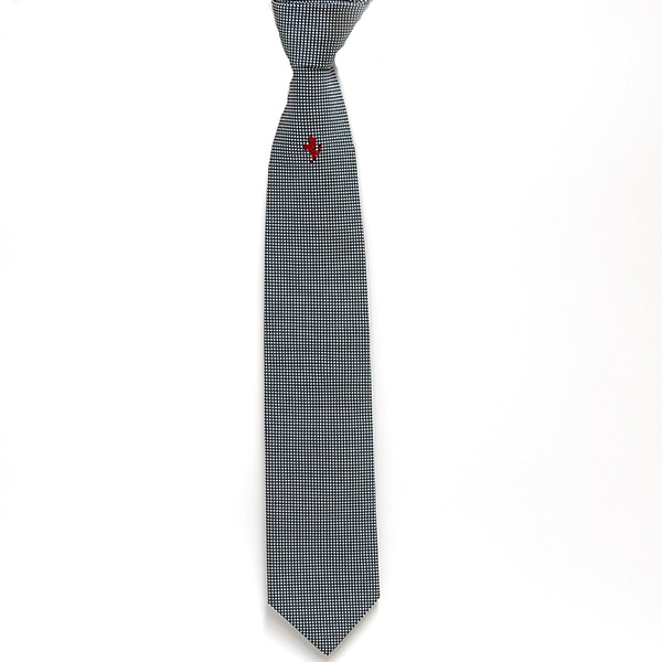 Ferrari Neck Tie(Check/Navy)