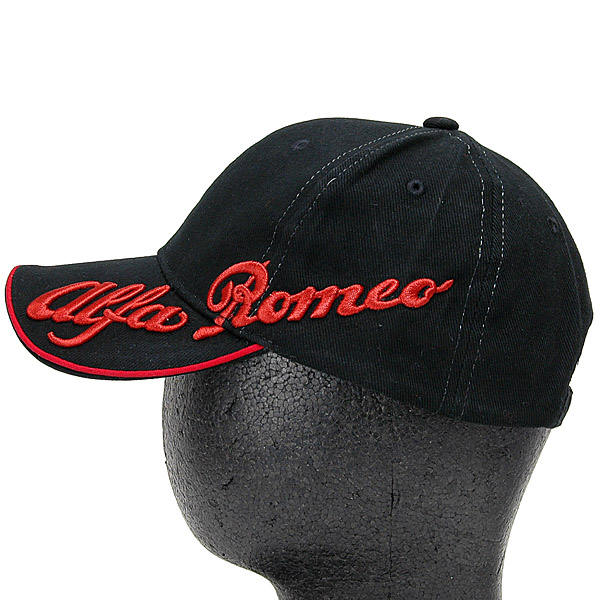 Alfa Romeo Baseball Cap(Black/Red Logo)