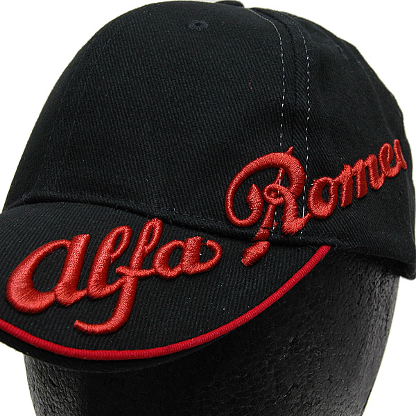 Alfa Romeo Baseball Cap(Black/Red Logo)