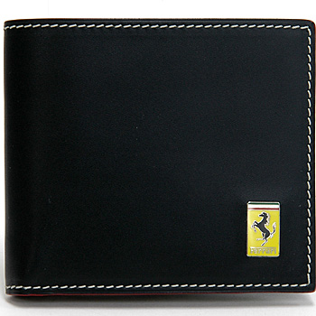 Ferrari Leather Wallet(Black)