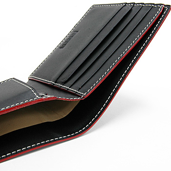 Ferrari Leather Wallet(Black)