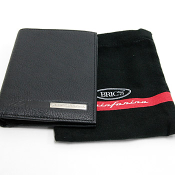 Pininfarina Leather Wallet PERGUSA by BRICS (Black)(BP903180-101)