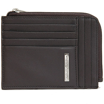 Pininfarina Leather Card Holder PERGUSA by BRICS (Dark Brown)(BP908896-099)