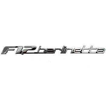 Ferrari F12 berlinetta logo script