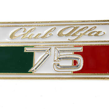 Club Alfa 75 Emblem