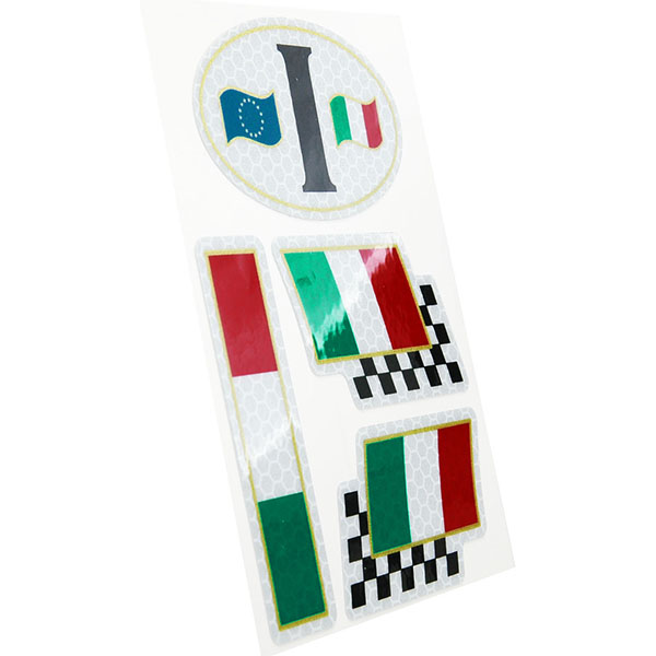 Italian Flag Sticker Set(Reflection/Type A)