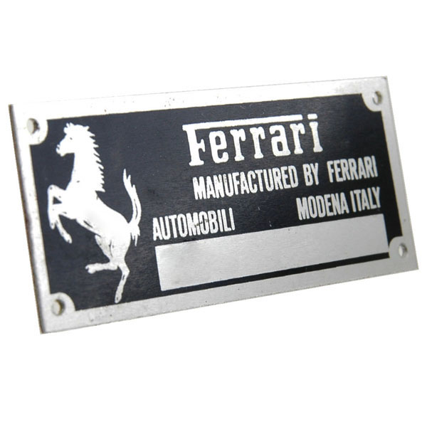 Scuderia Ferrari F1 chassis plate(78mm)