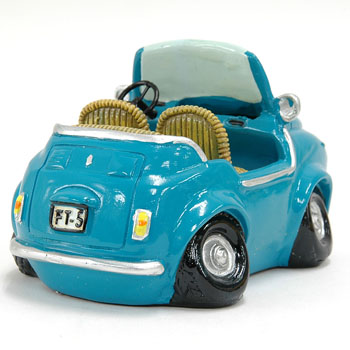 FIAT 500 Coin Bank(Blue)