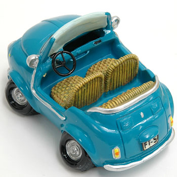 FIAT 500 Coin Bank(Blue)