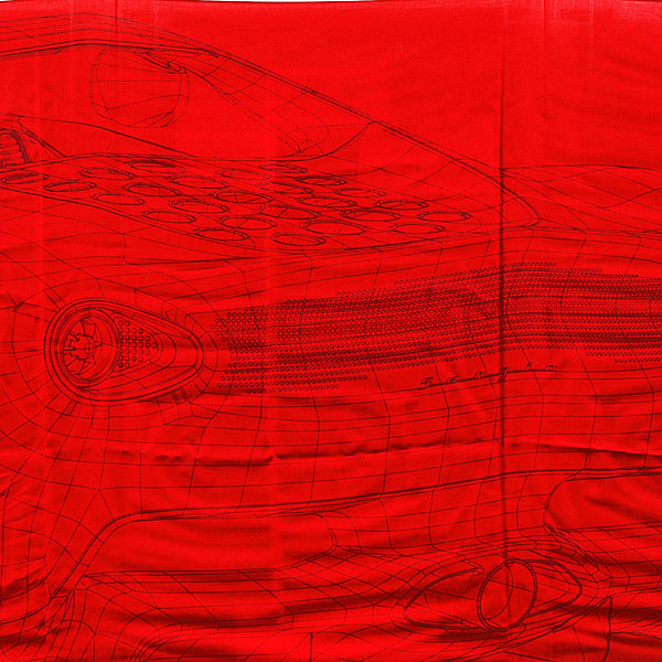 Pininfarina 80anni Memorial foulard (Red)