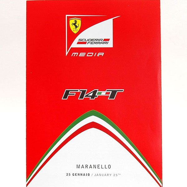 Scuderia Ferrari F14-T Press Leaflet & Drivers Card Set