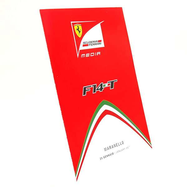 Scuderia Ferrari F14-T Press Leaflet & Drivers Card Set