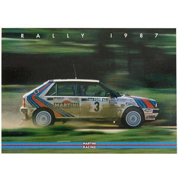 LANCIA MARTINI RACING Post Card Set(4pcs.)