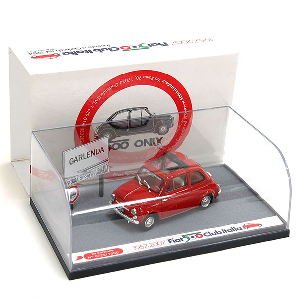 1/43 FIAT 500 Miniature Model-500 Club 50anni Memorial-