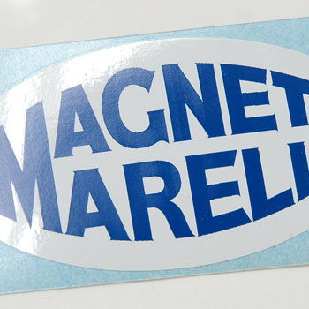 MAGNETI MARELLI Logo Sticker(White)