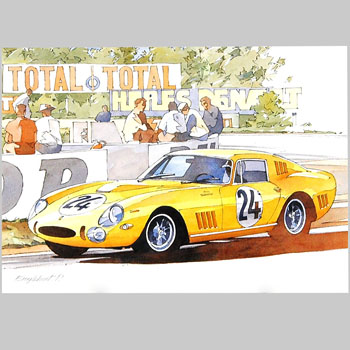 Ferrari Francorchamps Greeting Card Set