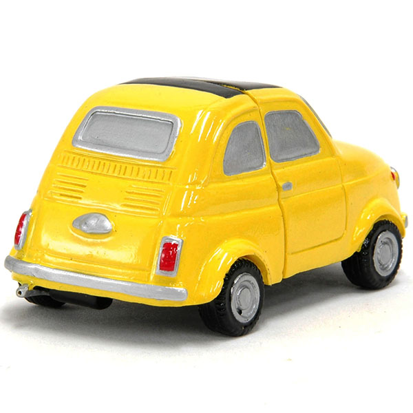 FIAT 500 Magnet miniature model(Yellow)