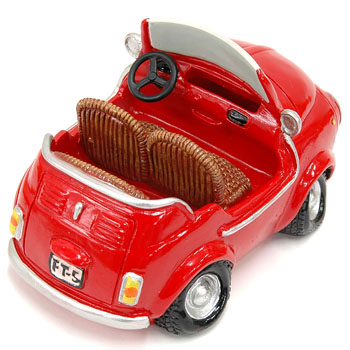 FIAT 500 JOLLY Coin Bank(Red)