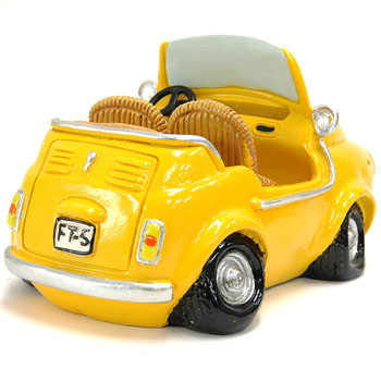 FIAT 500 JOLLY Coin Bank(Yellow)