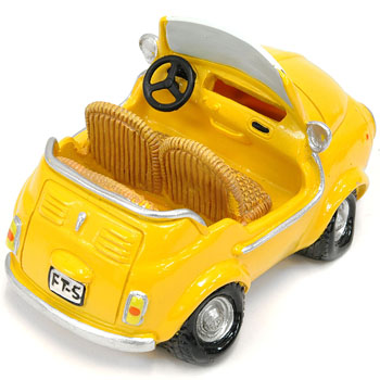 FIAT 500 JOLLY Coin Bank(Yellow)