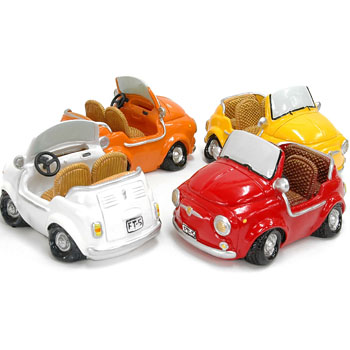 FIAT 500 JOLLY Coin Bank(Yellow)