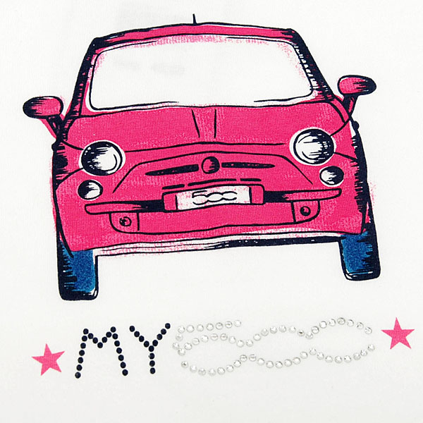 FIAT 500 Self Print Kids T-Shirts(for Women)